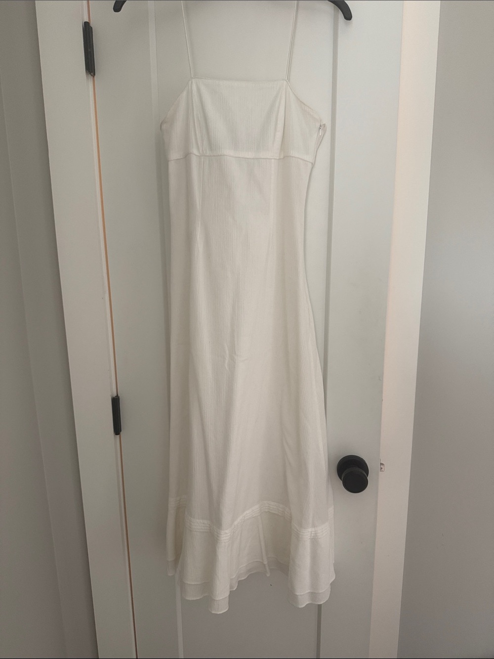 Express White Spaghetti-Strap Maxi Dress